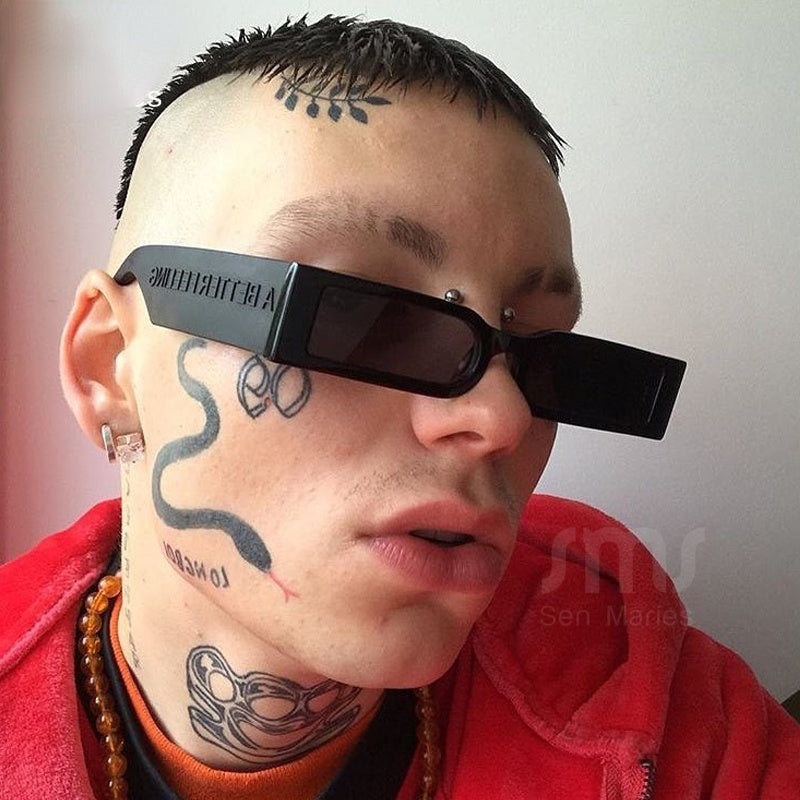 Punk Rectangle Vintage Sunglasses