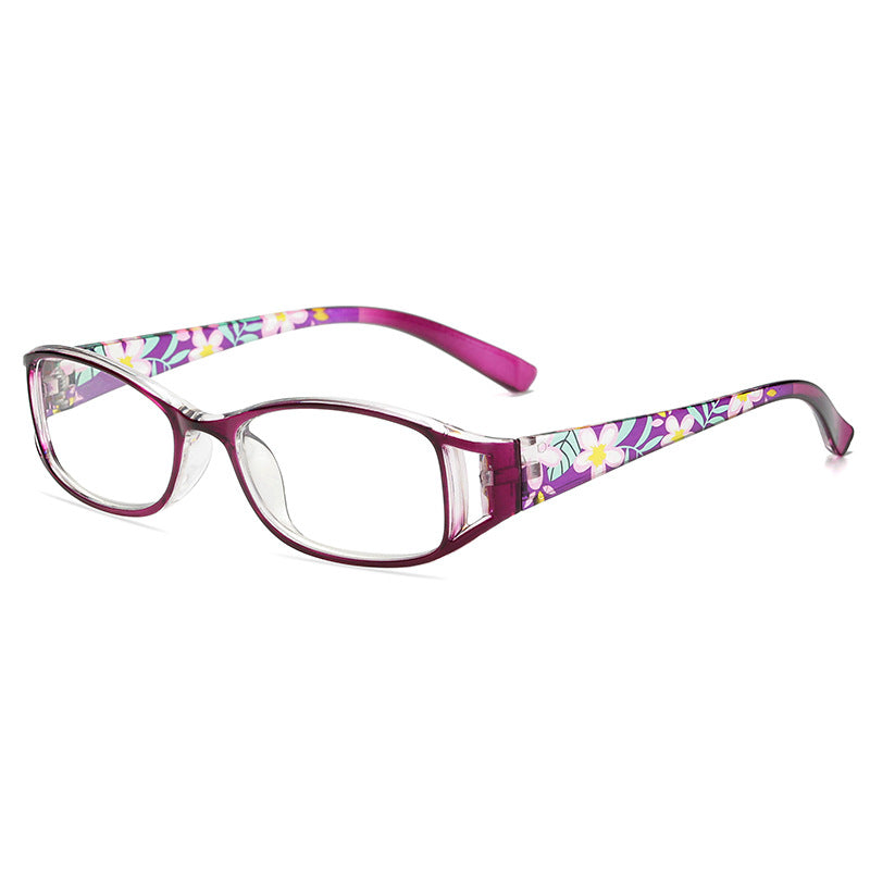 Printed folding anti-blue light reading glasses