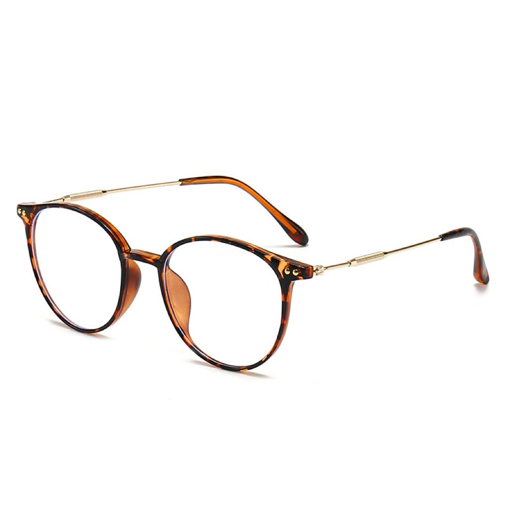 Large frame anti-blue light reading glasses