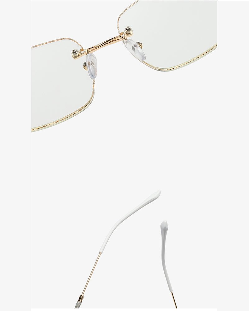 Anti-blue light metal reading glasses