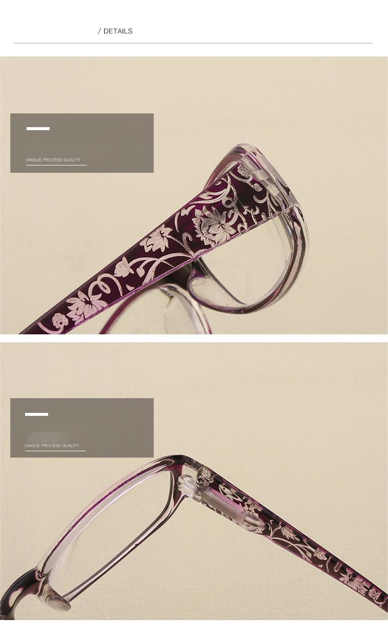 Spring hinge reading glasses