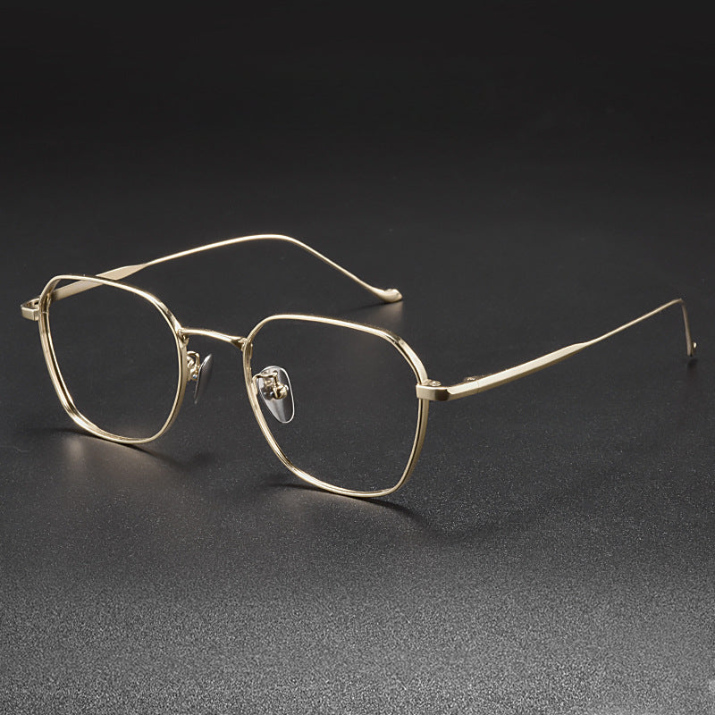 Retro Titanium Square Glasses Frame 316