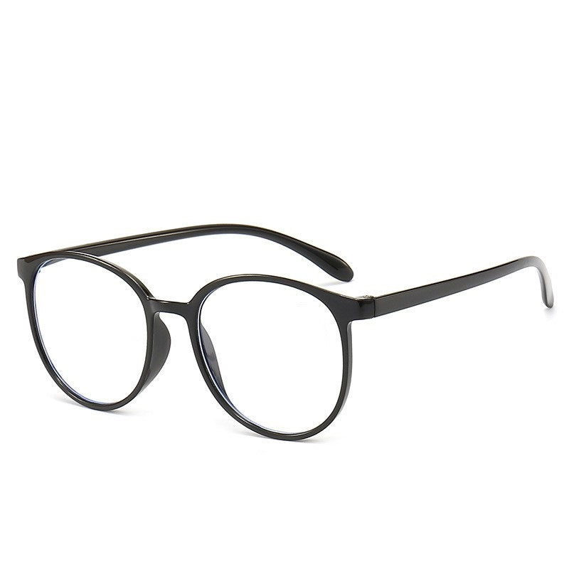 Round frame anti-blue light reading glasses
