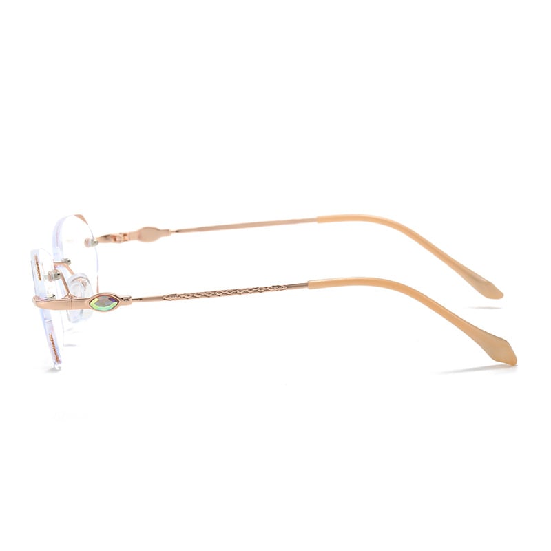 High-definition diamond reading glasses