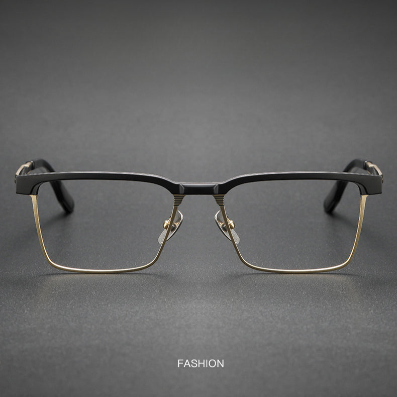 Malin Browline Retro Titanium Ultra-Light Glasses Frame
