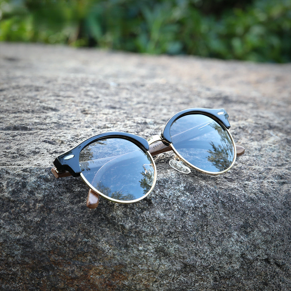 High Quality Black Walnut Wood Sunglasses