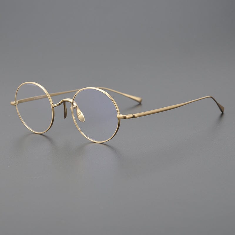 Balen Vintage Round Titanium Eyeglasses Frame