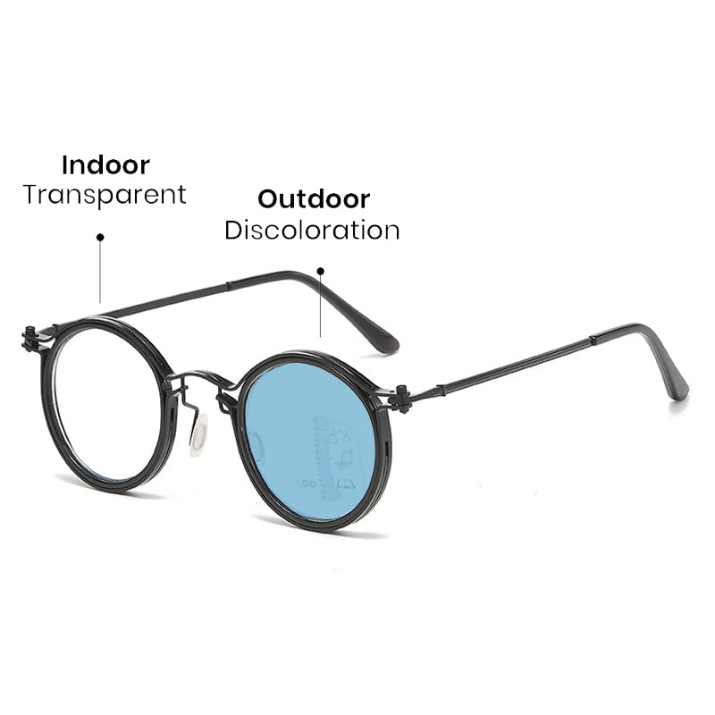 Multifocal progressive anti-blue light reading glasses