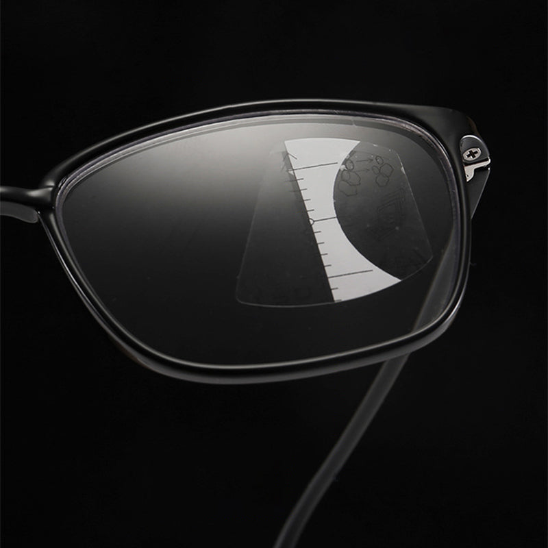 Anti-blue light smart zoom reading glasses
