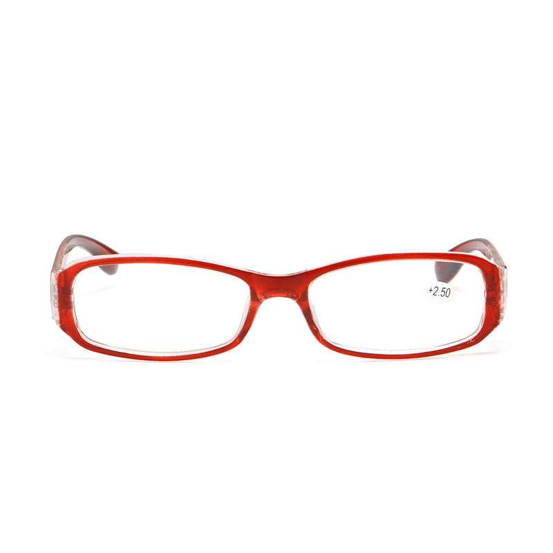 Spring hinge reading glasses