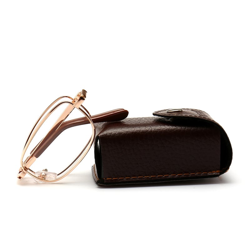 Metal ultralight foldable reading glasses