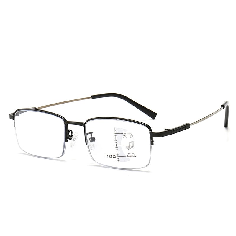 Progressive multi-focal anti-blue light glasses
