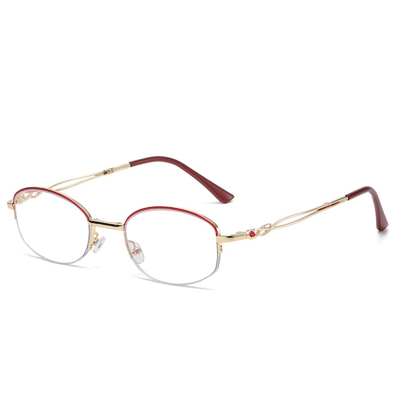 Folding anti-blue light reading glasses