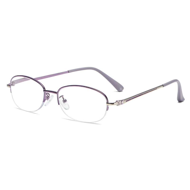 Half frame anti-blue light reading glasses