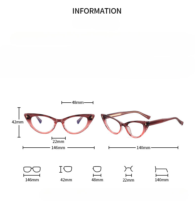 TR90 Cat Eye Glasses Frames 97719