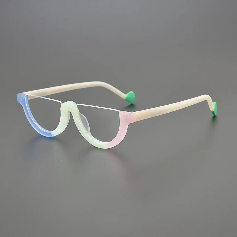 Cyd Retro Semi Circle Acetate Glasses Frame