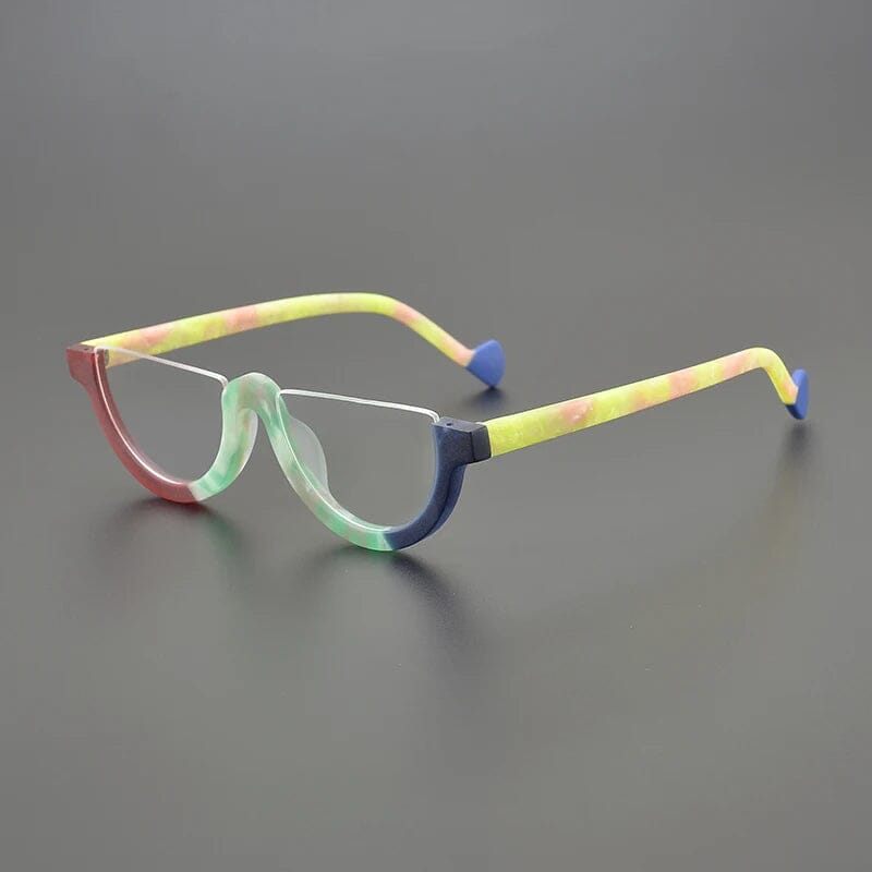 Cyd Retro Semi Circle Acetate Glasses Frame