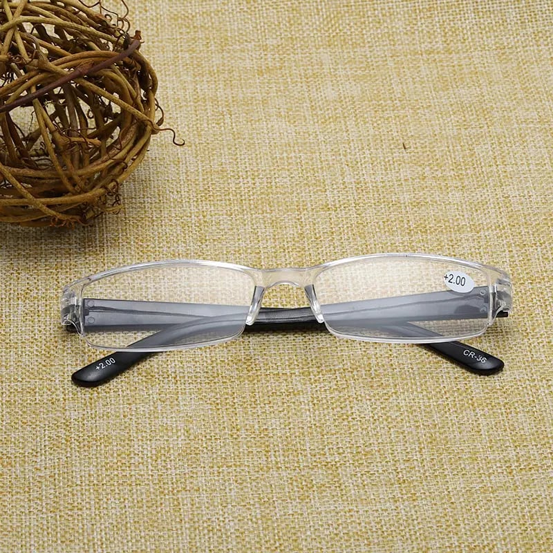 Frameless anti-fatigue mirror
