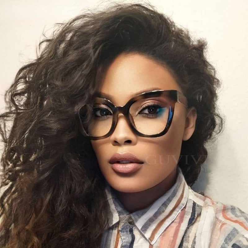 Cat Eye Square Optical Anti Blue Glasses Frames