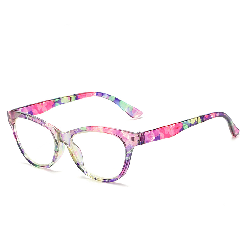 Pattern printed hd anti-blue light reading glasses