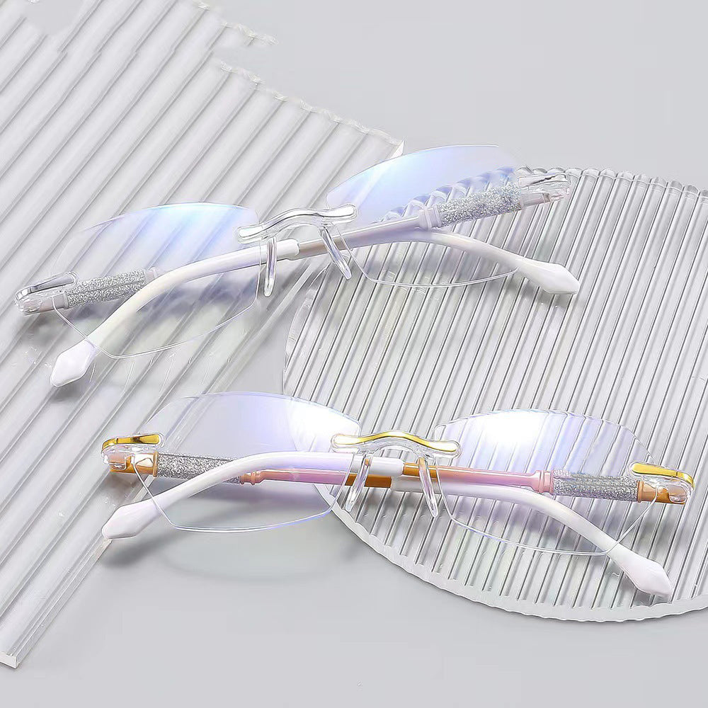 Ultra-light cut-edge anti-blue light reading glasses