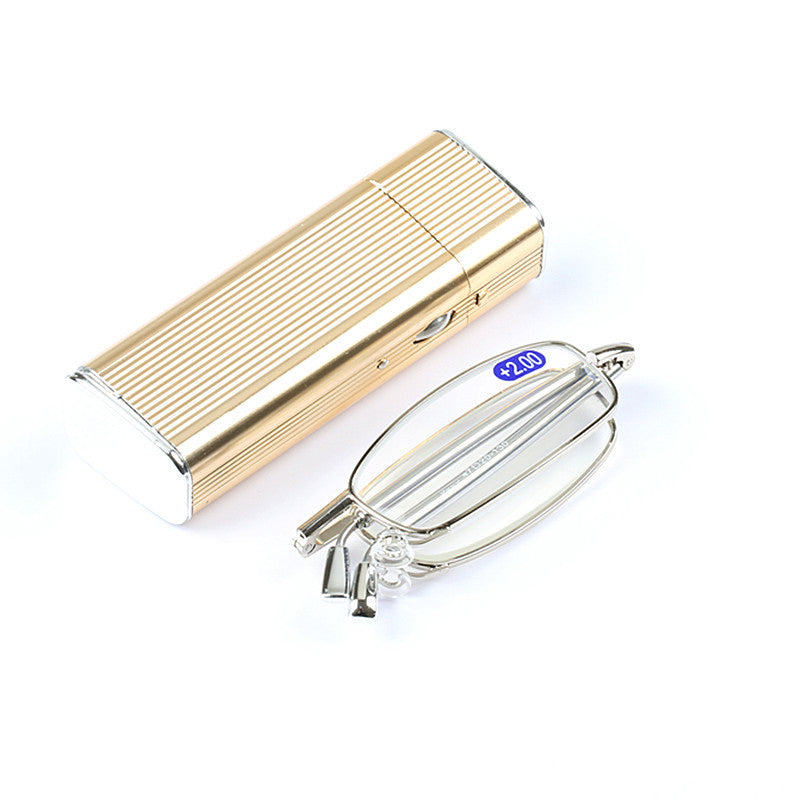 Folding anti-blue light reading glasses