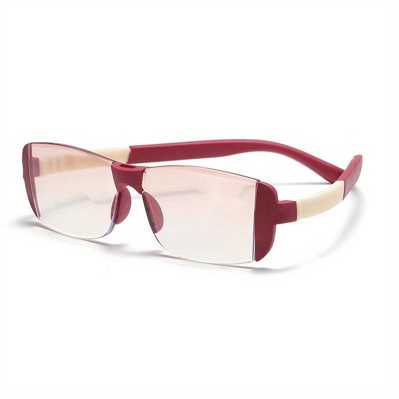 Anti-blu-ray anti-shatter reading glasses