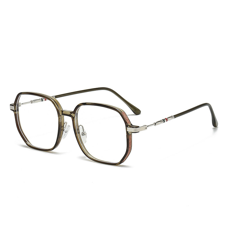 Glitter large anti-blue light reading glasses