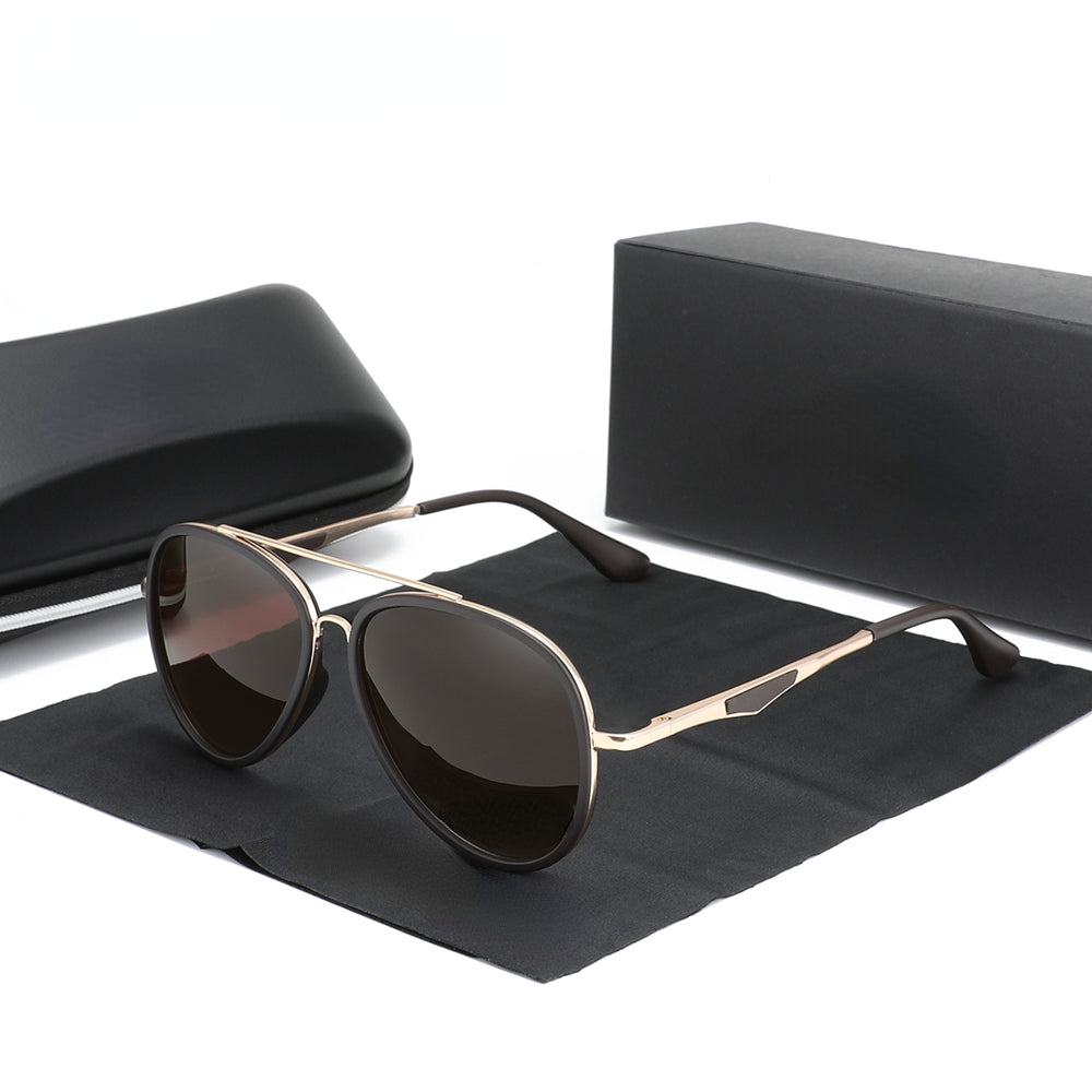 Brand Classic Pilot Polarized Sunglasses
