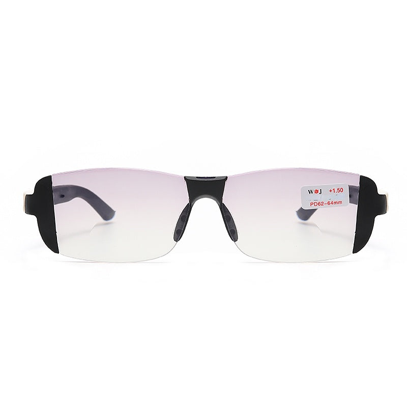 Anti-blu-ray anti-shatter reading glasses