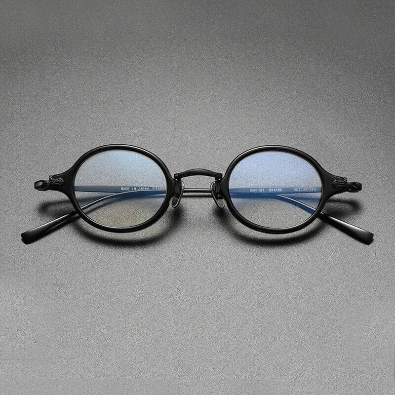 Drew Round Titanium Glasses Frame
