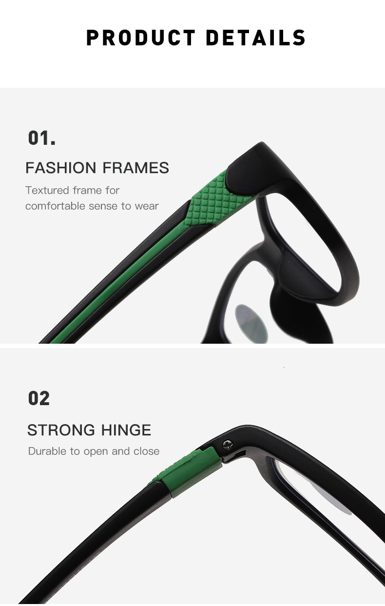 Anti-blue light presbyopic glasses