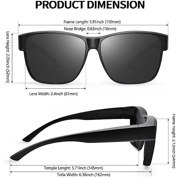 Universal models of myopic sunglasses UV400 protective lenses