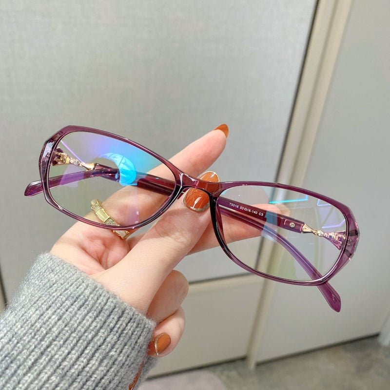 Anti-blue light shell decoration reading glasses