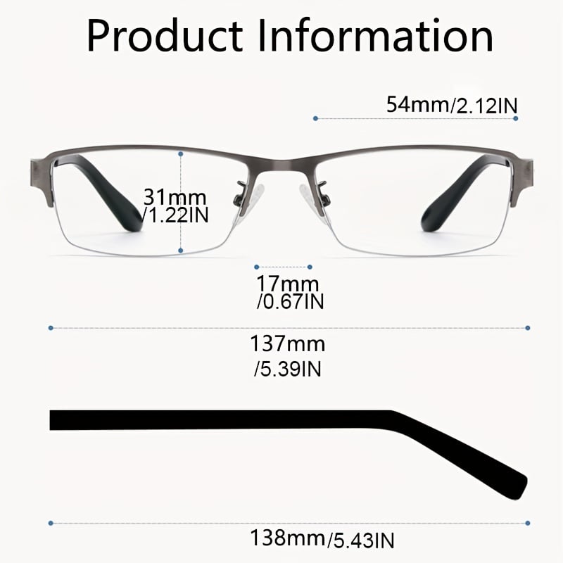 Aluminum alloy myopia glasses