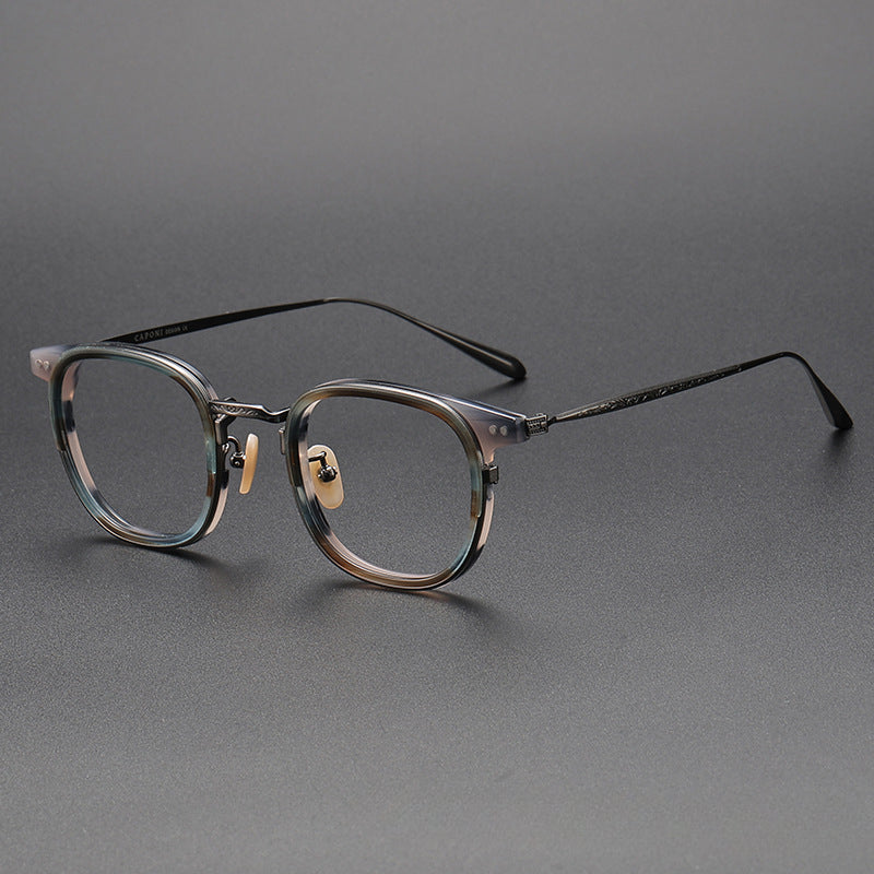 Elior Titanium Vintage Square Eyeglasses Frames