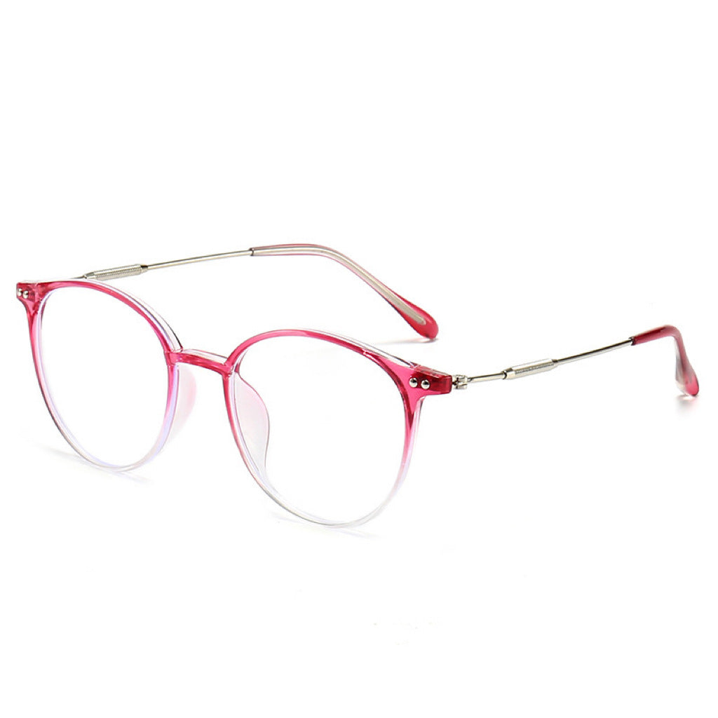 Large frame anti-blue light reading glasses