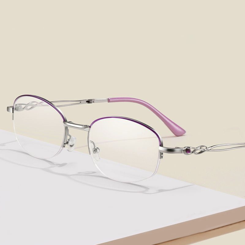 Folding anti-blue light reading glasses
