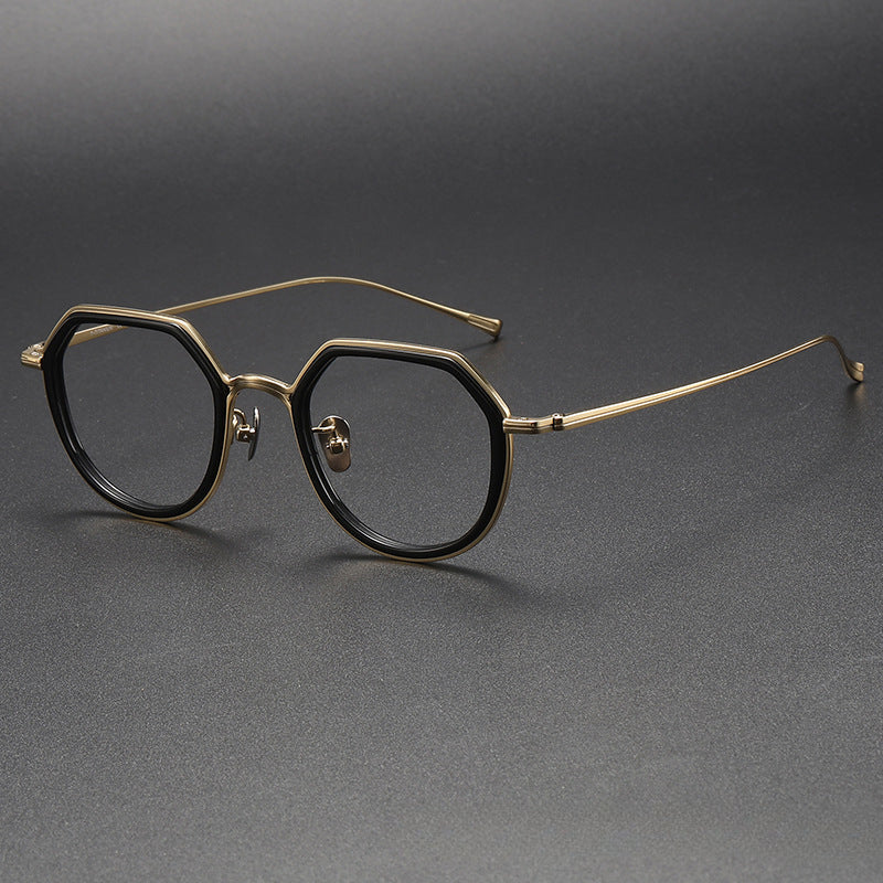 Orion Titanium Geometric Glasses Frame
