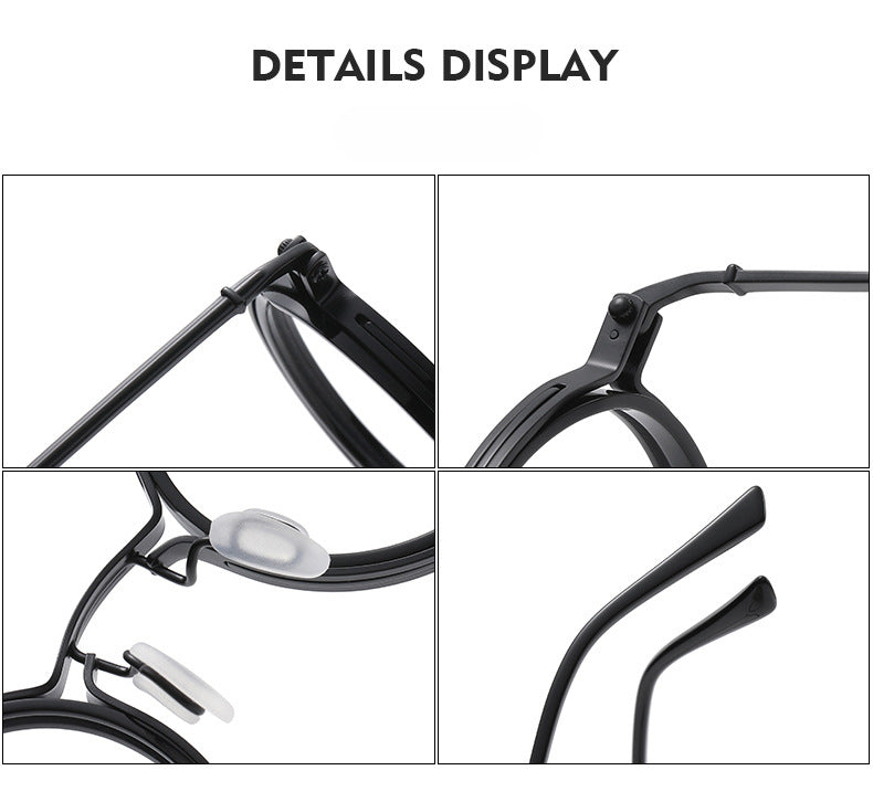 Titanium Vintage Round Eyeglasses Frames