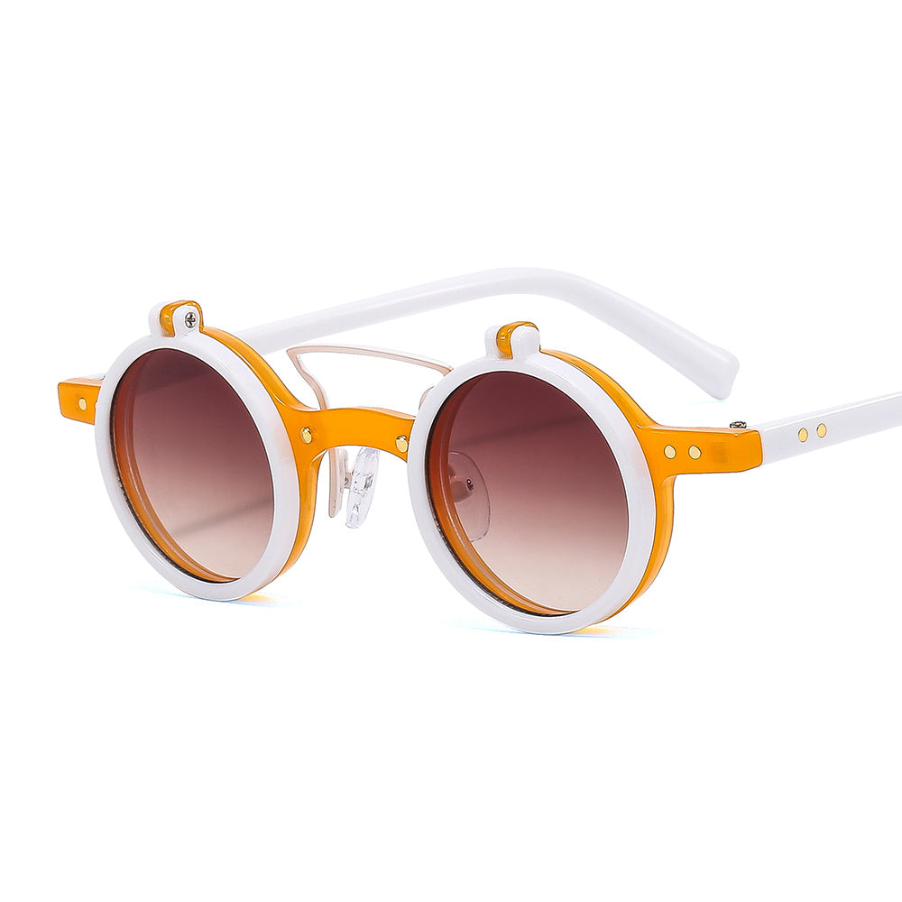 Double-layer flip uv protection sunglasses