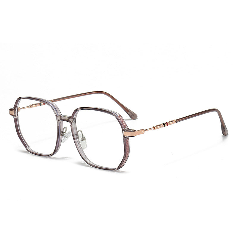 Glitter large anti-blue light reading glasses