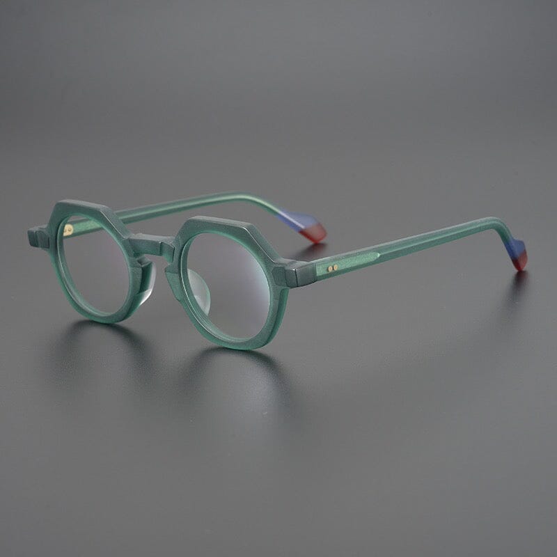 Kaberi Retro Round Acetate Eyeglasses Frame