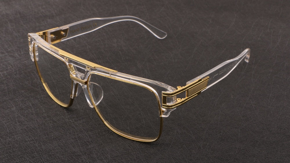 Luxury Squre Metal Eye Glasses Frame