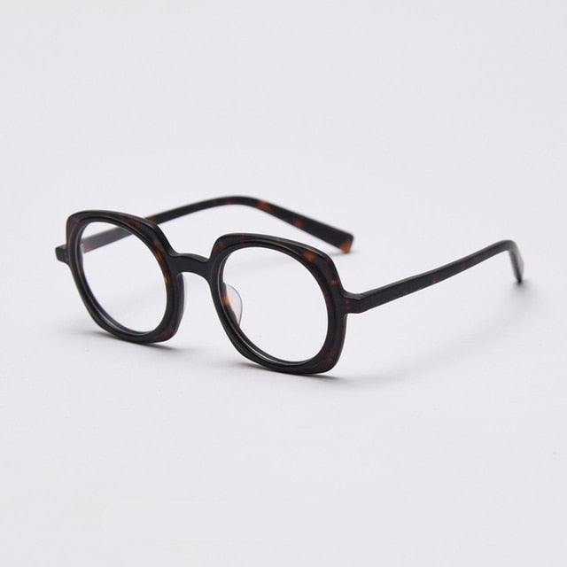 Kim Round Upscale Acetate Optical Glasses Frame