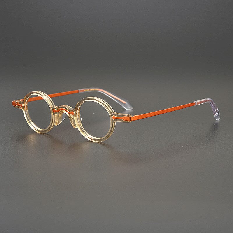 Levor Retro Round Acetate Glasses Frame