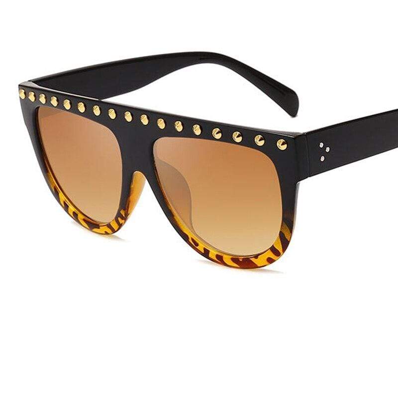 Luxury Oversized diamond sunglasses