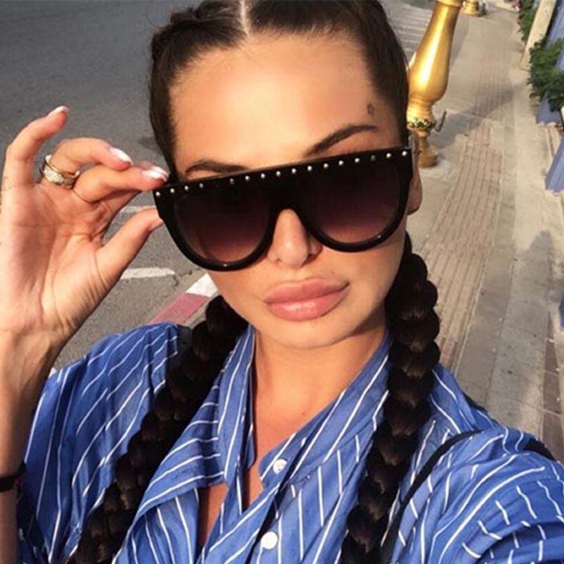 Luxury Oversized diamond sunglasses