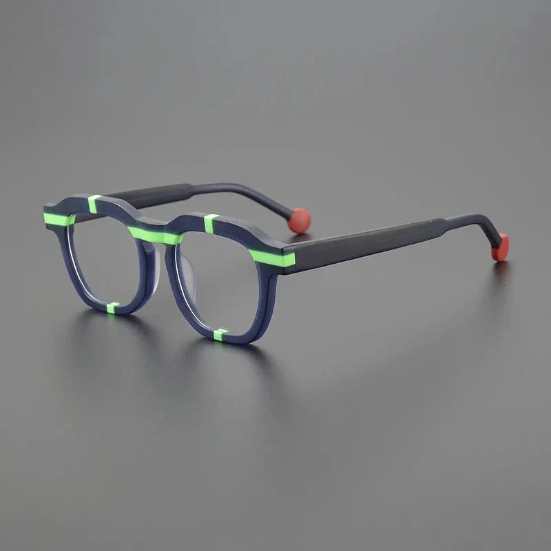Amon Retro Rectangle Glasses Frame