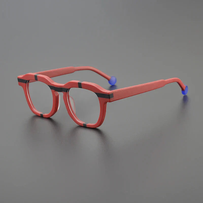 Amon Retro Rectangle Glasses Frame